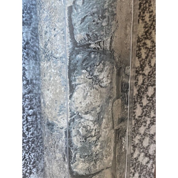 RoomMates Peel & Stick Wallpaper Weathered Brick Alley Multi Colored Vinyl Stone - Picture 8 of 8